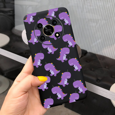За Huawei Honor X9 5G Калъф ANY-NX1 Cute Panda Alien Cartoon Cover Мек силиконов калъф за телефон за Honor X9 X 9 HonorX9 Capa Bumper