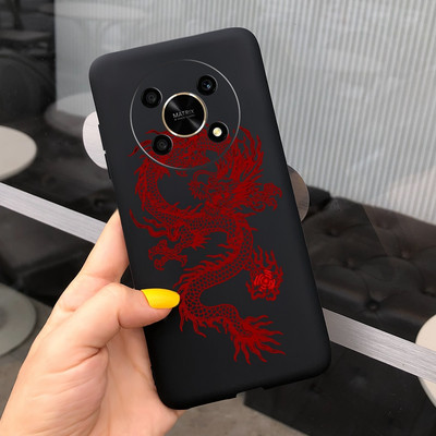 За Huawei Honor X9 5G Калъф ANY-NX1 Cute Panda Alien Cartoon Cover Мек силиконов калъф за телефон за Honor X9 X 9 HonorX9 Capa Bumper