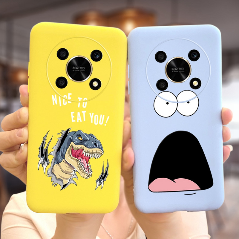 Για Huawei Honor X9 5G Θήκη ANY-NX1 Cute Panda Alien Cartoon Cover Θήκη τηλεφώνου σιλικόνης για Honor X9 X 9 HonorX9 Capa Bumper