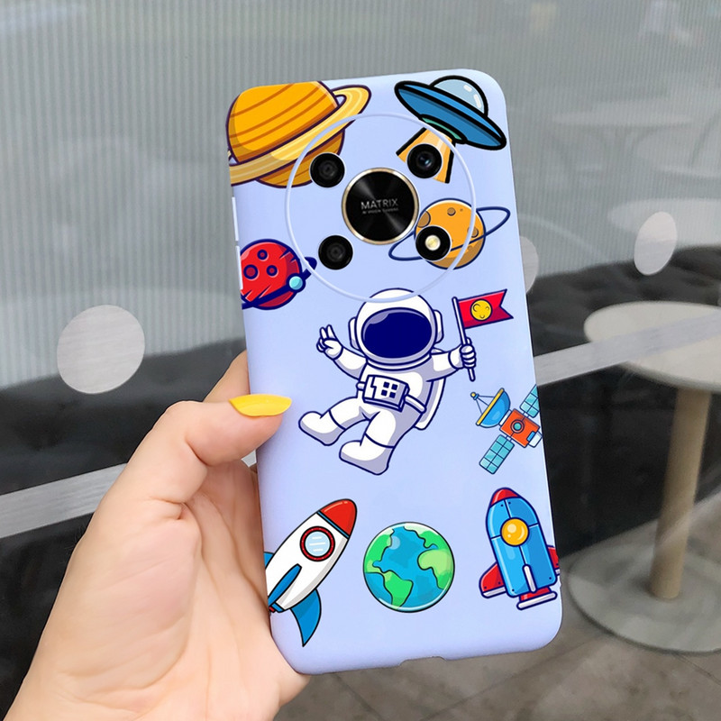 Για Huawei Honor X9 5G Θήκη ANY-NX1 Cute Panda Alien Cartoon Cover Θήκη τηλεφώνου σιλικόνης για Honor X9 X 9 HonorX9 Capa Bumper