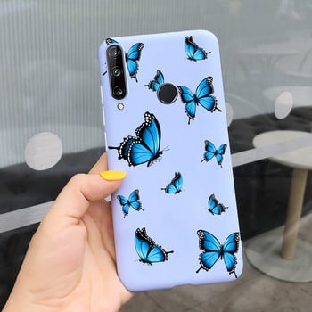 За калъф Huawei P40 Lite E Силиконов мек TPU моден слънчогледов калъф за Huawei P 40 LiteE P40Lite E Калъфи за телефони Броня 6,39 инча