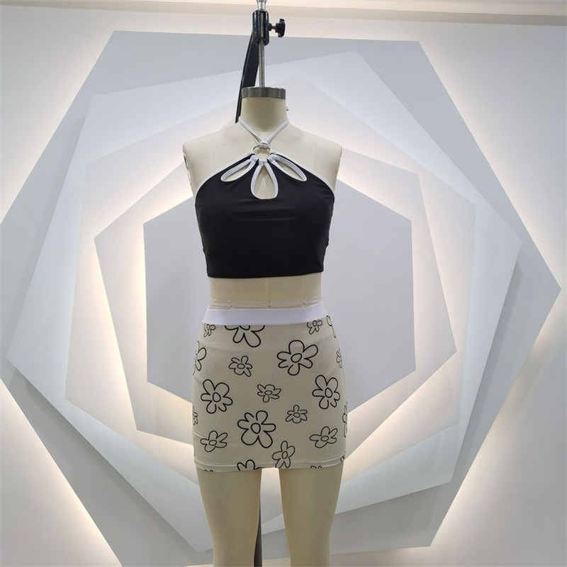 Új divatos szoknya osztott fürdőruha háromrészes bikini európai és amerikai női fürdőruha Nyári vakáció Beach Swim Bikini