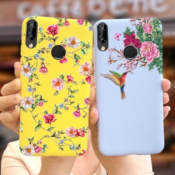 За калъф Huawei P20 Lite Nova3E Сладки меки тънки калъфи с рисувани бонбони за Huawei Nova 3E P20Lite заден капак 5,84\