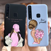 Калъф Pretty Girls за Samsung Galaxy A9 2018 Калъф SM-A920F Мек силиконов калъф за Samsung A9 2018 Galaxy A9s Fundas Capa Bumper
