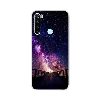 За Xiaomi Redmi Note 8 2021 Case Nova 8T Сладко модно рисувано покритие за Xiaomi Redmi Note 8 8T Note8 Pro Калъфи Fundas Меки чанти