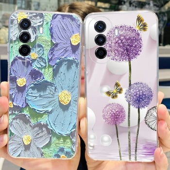 За Huawei Nova Y70 Plus Case MGA-LX9 Нов моден рисуван калъф Мек тънък калъф за телефон за Huawei Nova Y70 Y 70 NovaY70 Coque Capa