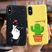 За Apple iPhone X Калъф iPhone XR XS Max Cover Стилен мек силиконов калъф с рисувани бонбони за iPhone XS Max iPhoneX XR Shell