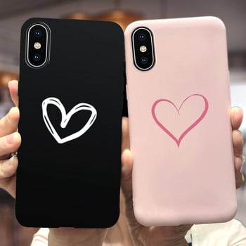 За Apple iPhone X Калъф iPhone XR XS Max Cover Стилен мек силиконов калъф с рисувани бонбони за iPhone XS Max iPhoneX XR Shell