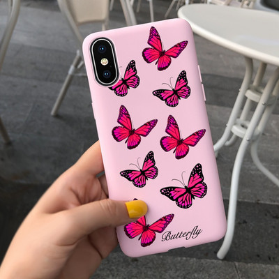 За Apple iPhone X Калъф iPhone XR XS Max Cover Стилен мек силиконов калъф с рисувани бонбони за iPhone XS Max iPhoneX XR Shell