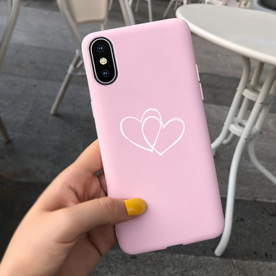 За Apple iPhone X Калъф iPhone XR XS Max Cover Стилен мек силиконов калъф с рисувани бонбони за iPhone XS Max iPhoneX XR Shell