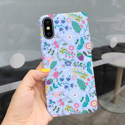 За Apple iPhone X Калъф iPhone XR XS Max Cover Стилен мек силиконов калъф с рисувани бонбони за iPhone XS Max iPhoneX XR Shell