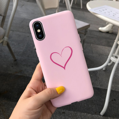 За Apple iPhone X Калъф iPhone XR XS Max Cover Стилен мек силиконов калъф с рисувани бонбони за iPhone XS Max iPhoneX XR Shell