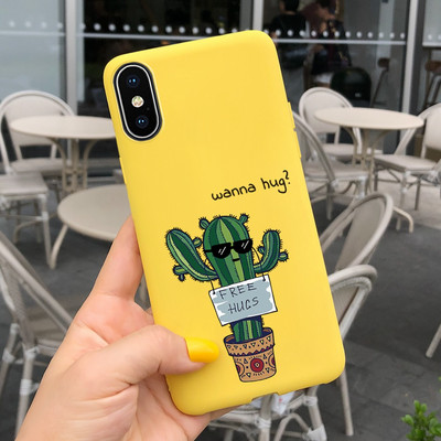 За Apple iPhone X Калъф iPhone XR XS Max Cover Стилен мек силиконов калъф с рисувани бонбони за iPhone XS Max iPhoneX XR Shell