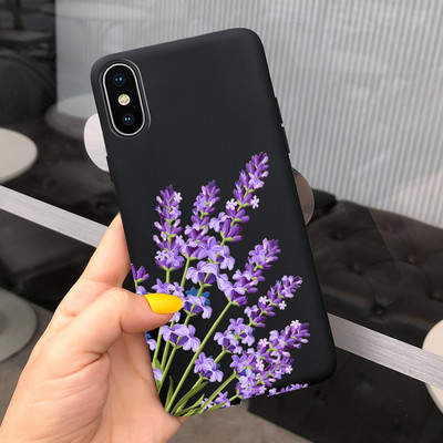 За Apple iPhone X Калъф iPhone XR XS Max Cover Стилен мек силиконов калъф с рисувани бонбони за iPhone XS Max iPhoneX XR Shell
