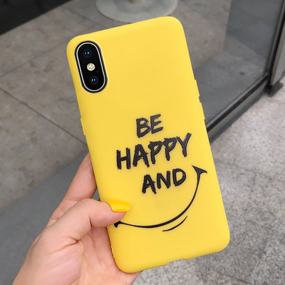 За Apple iPhone X Калъф iPhone XR XS Max Cover Стилен мек силиконов калъф с рисувани бонбони за iPhone XS Max iPhoneX XR Shell