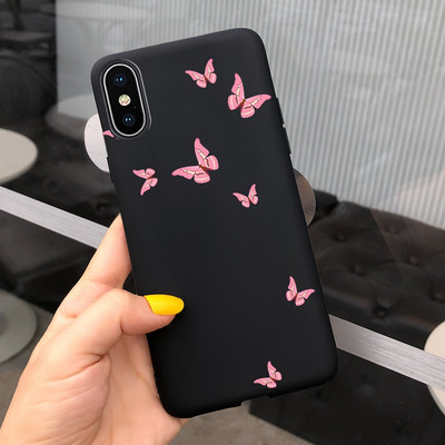 За Apple iPhone X Калъф iPhone XR XS Max Cover Стилен мек силиконов калъф с рисувани бонбони за iPhone XS Max iPhoneX XR Shell