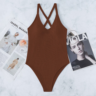 Peachtan Solid egyrészes női fürdőruha magas szabású fürdőruhák Sport fürdőruha conjunto biquinis feminino trajes de baño mujer
