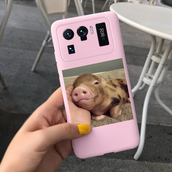 За Xiaomi Mi 11 Ultra Калъф Cute Pig Cat Animas Patterned Cover За Xiaomi 11 Ultra 11Ultra Калъф за телефон Mi11 Ultra Soft TPU Funda