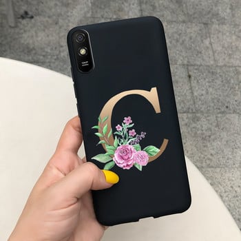 За калъф Xiaomi Redmi 9A Силиконов мек TPU заден протектор за телефон Shell за Xioami Redmi 9AT 9 A Redmi9A T Сладки чанти за покритие с букви