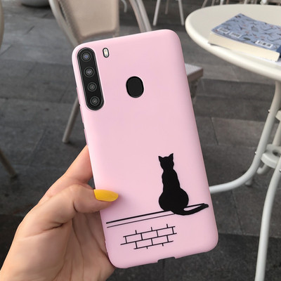 Za Samsung Galaxy A21 Case SM-A215U Soft Slim TPU Fundas Crtani omot za Samsung A21 A 21 A215U telefonske futrole otporan na udarce Branik