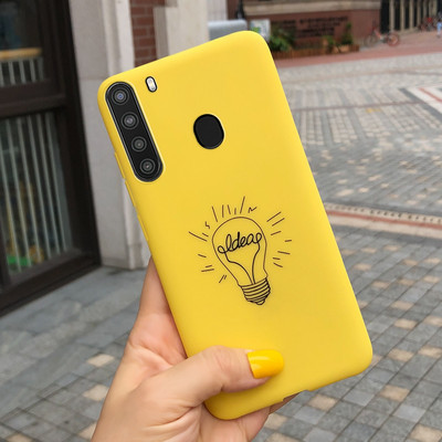 Za Samsung Galaxy A21 Case SM-A215U Soft Slim TPU Fundas Crtani omot za Samsung A21 A 21 A215U telefonske futrole otporan na udarce Branik