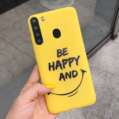 Za Samsung Galaxy A21 Case SM-A215U Soft Slim TPU Fundas Crtani omot za Samsung A21 A 21 A215U telefonske futrole otporan na udarce Branik