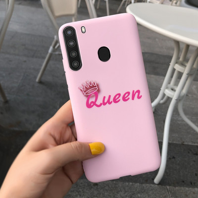 Za Samsung Galaxy A21 Case SM-A215U Soft Slim TPU Fundas Crtani omot za Samsung A21 A 21 A215U telefonske futrole otporan na udarce Branik