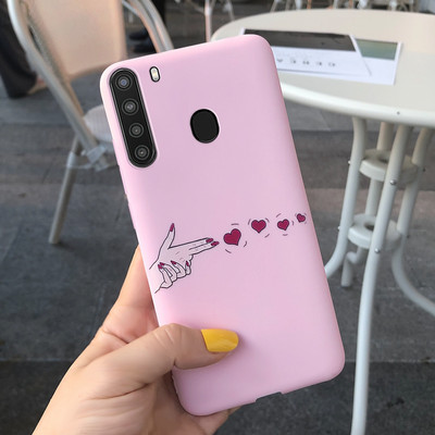 Za Samsung Galaxy A21 Case SM-A215U Soft Slim TPU Fundas Crtani omot za Samsung A21 A 21 A215U telefonske futrole otporan na udarce Branik