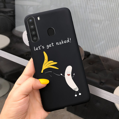 Za Samsung Galaxy A21 Case SM-A215U Soft Slim TPU Fundas Crtani omot za Samsung A21 A 21 A215U telefonske futrole otporan na udarce Branik