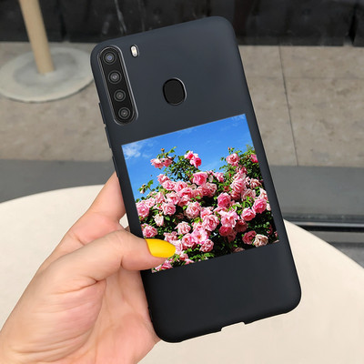 Za Samsung Galaxy A21 Case SM-A215U Soft Slim TPU Fundas Crtani omot za Samsung A21 A 21 A215U telefonske futrole otporan na udarce Branik