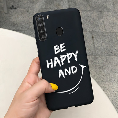 Za Samsung Galaxy A21 Case SM-A215U Soft Slim TPU Fundas Crtani omot za Samsung A21 A 21 A215U telefonske futrole otporan na udarce Branik