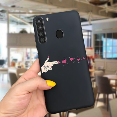 Za Samsung Galaxy A21 Case SM-A215U Soft Slim TPU Fundas Crtani omot za Samsung A21 A 21 A215U telefonske futrole otporan na udarce Branik