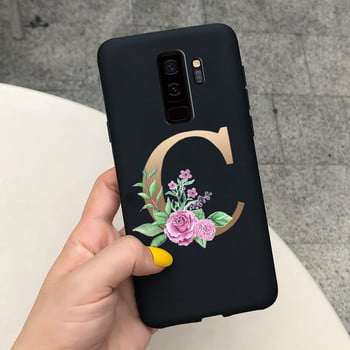 За калъф за Samsung Galaxy S9 Plus Cute Letters Cover Мек силиконов калъф за телефон за Samsung S9 S9+ Galaxy S 9 Заден капак Пълна броня