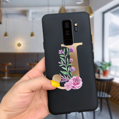 За калъф за Samsung Galaxy S9 Plus Cute Letters Cover Мек силиконов калъф за телефон за Samsung S9 S9+ Galaxy S 9 Заден капак Пълна броня