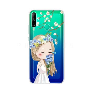 За калъф Huawei P40 Lite Мек силиконов сладко рисуван калъф за Huawei P40 Lite P 40 Lite E Калъф P40Lite E TPU Fundas Coque броня