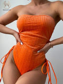 Novi jednodijelni ženski kupaći kostim s otvorenim ramenima bez rukava za 2022., kupaći kostim visokog struka conjunto biquinis feminino trajes de baño mujer