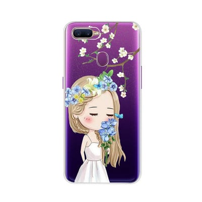 Puzdro pre Oppo F9, Oppo F3, F5, F7, F9 Pro, mäkké silikónové, roztomilé maľované zadné kryty pre telefón Oppo F5 Youth, TPU puzdrá, nárazníky