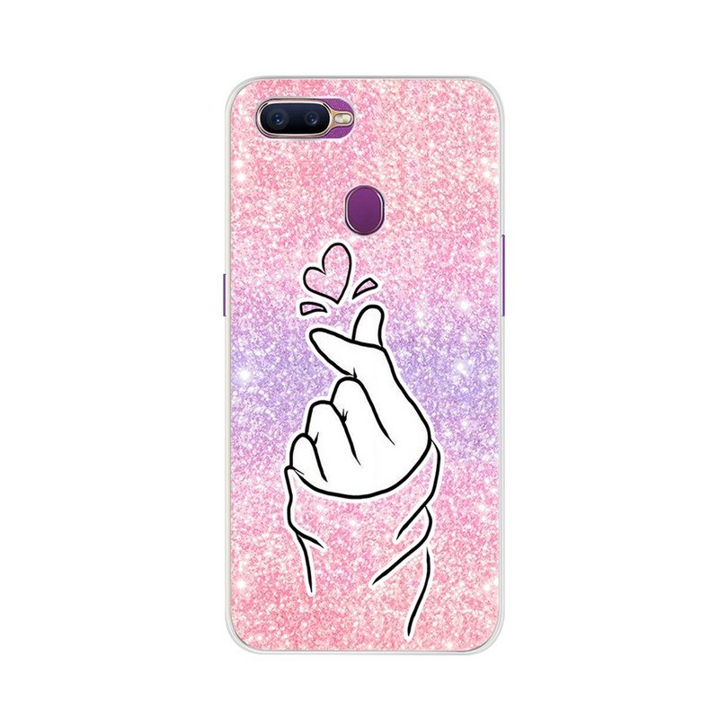 Puzdro pre Oppo F9, Oppo F3, F5, F7, F9 Pro, mäkké silikónové, roztomilé maľované zadné kryty pre telefón Oppo F5 Youth, TPU puzdrá, nárazníky