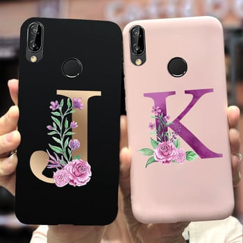 Калъф P20Lite Cute Letters Phone Shell за Huawei P20 Lite ANE-LX2 Case 5.84\'\' Мек силиконов заден капак за калъфи Huawei P20 Lite