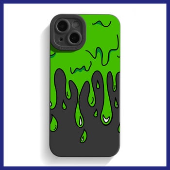 Калъф за телефон Paint Graffiti Art за iPhone 14 13 12 11 Pro Max Mini X XR XS 8 7 Plus Пълна защита на обектива Удароустойчив силиконов капак