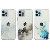 για iPhone 14 13 12 11 Pro Max Mini XS X XR 7 8 Plus SE3 2020 Θήκη IMD Laser Bling Marble Soft Clear Cover Funda Housing Coque