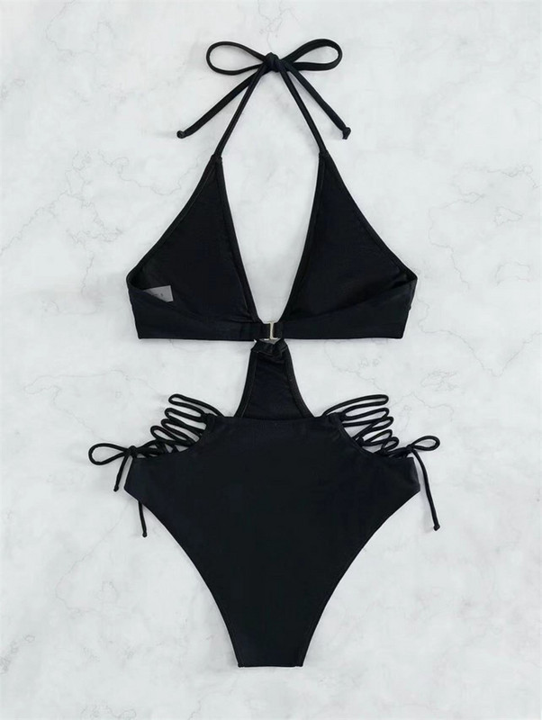 Jednobojni stil osobnosti 2023. Seksi jednodijelni bikini, američki ženski kupaći kostim, modni kupaći kostim za ljetno odmaralište na plaži