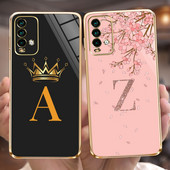 Για Xiaomi Redmi 9T Θήκη Cute 26 γράμματα Κάλυμμα Μαλακή λεπτή θήκη τηλεφώνου για Xiaomi Redmi 9T Redmi9T Πίσω κάλυμμα Fundas Bumper