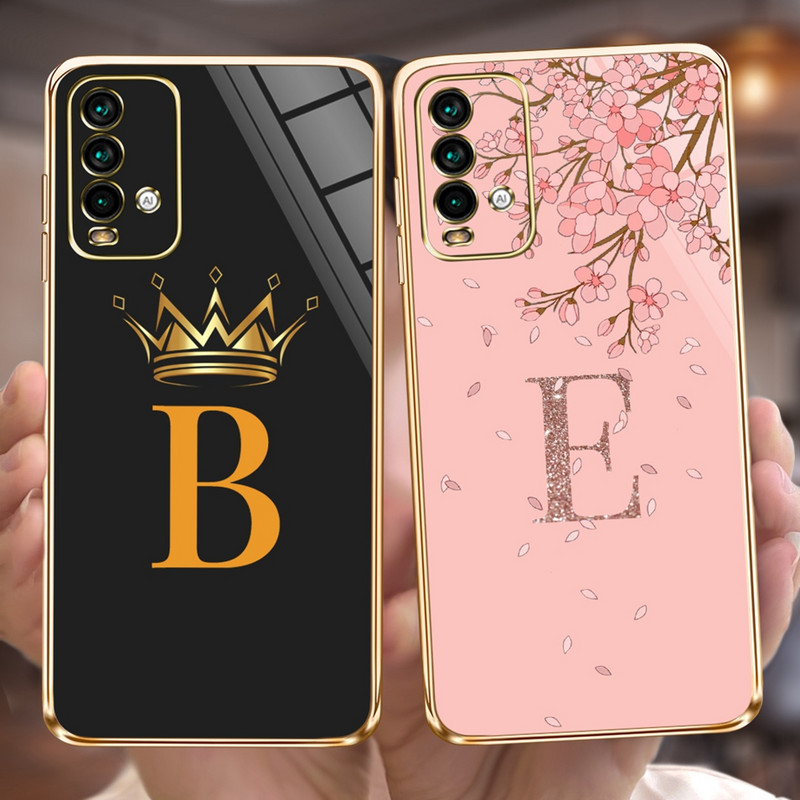 Για Xiaomi Redmi 9T Θήκη Cute 26 γράμματα Κάλυμμα Μαλακή λεπτή θήκη τηλεφώνου για Xiaomi Redmi 9T Redmi9T Πίσω κάλυμμα Fundas Bumper