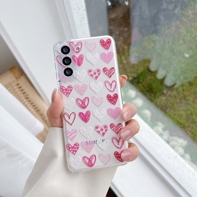 за Samsung Galaxy S22 S21 S20 Ultra Plus FE 5G A53 A73 A52S A33 A72 A13 Калъф Cute Tiger Leopard Clear Soft Full Camera Cover