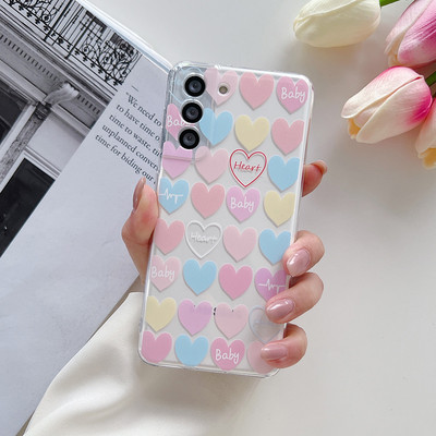 за Samsung Galaxy S22 S21 S20 Ultra Plus FE 5G A53 A73 A52S A33 A72 A13 Калъф Cute Tiger Leopard Clear Soft Full Camera Cover
