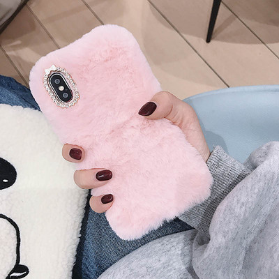 Γούνινη θήκη 3D Bunny Ears για Samsung Galaxy S20 FE S22 Ultra S21 Plus Note 20 A21S A02S A12 A22 A32 A42 A52 A72 A51 A71 A50