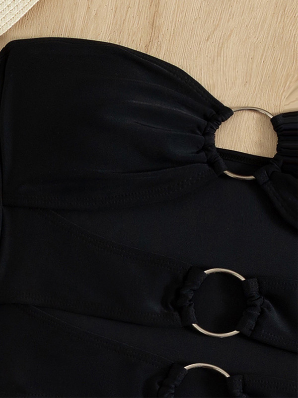 Crni jednodijelni kupaći kostim Ženski izdubljeni kupaći kostimi Push up kupaći kostimi Conjunto Biquinis Feminino Trajes De Baño Mujer 2022.