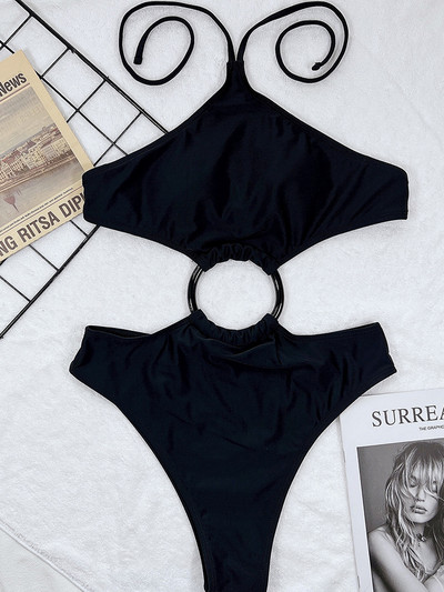 Peachtan Solid One Piece Női Bandeau fürdőruhák Szexi fürdőruha Conjunto Biquinis Feminino Trajes De Baño Mujer 2022