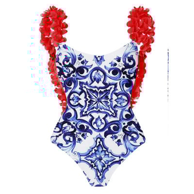 Costum de baie vintage pentru femei Costum de baie dintr-o bucată Bikini de lux Rochie de plajă fără spate Costum de baie de designer Îmbrăcăminte de surf de vară Îmbrăcăminte de plajă